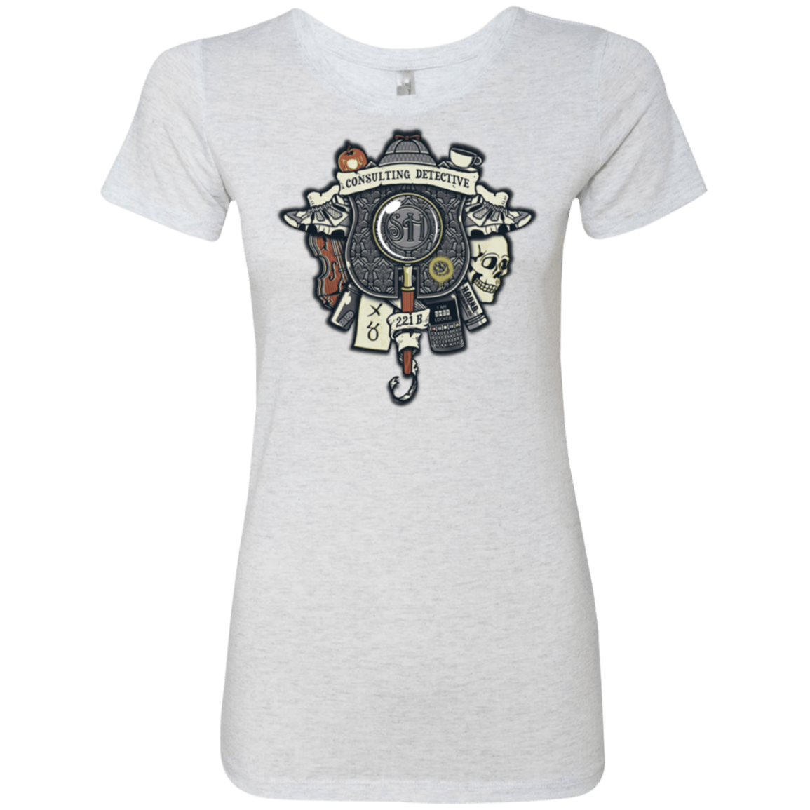 T-Shirts Heather White / Small Consulting Detective Women's Triblend T-Shirt
