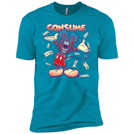 T-Shirts Turquoise / YXS CONSUME 1 Boys Premium T-Shirt