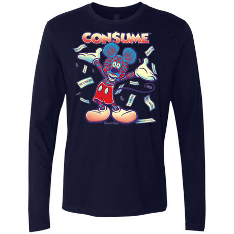 T-Shirts Midnight Navy / Small CONSUME 1 Men's Premium Long Sleeve