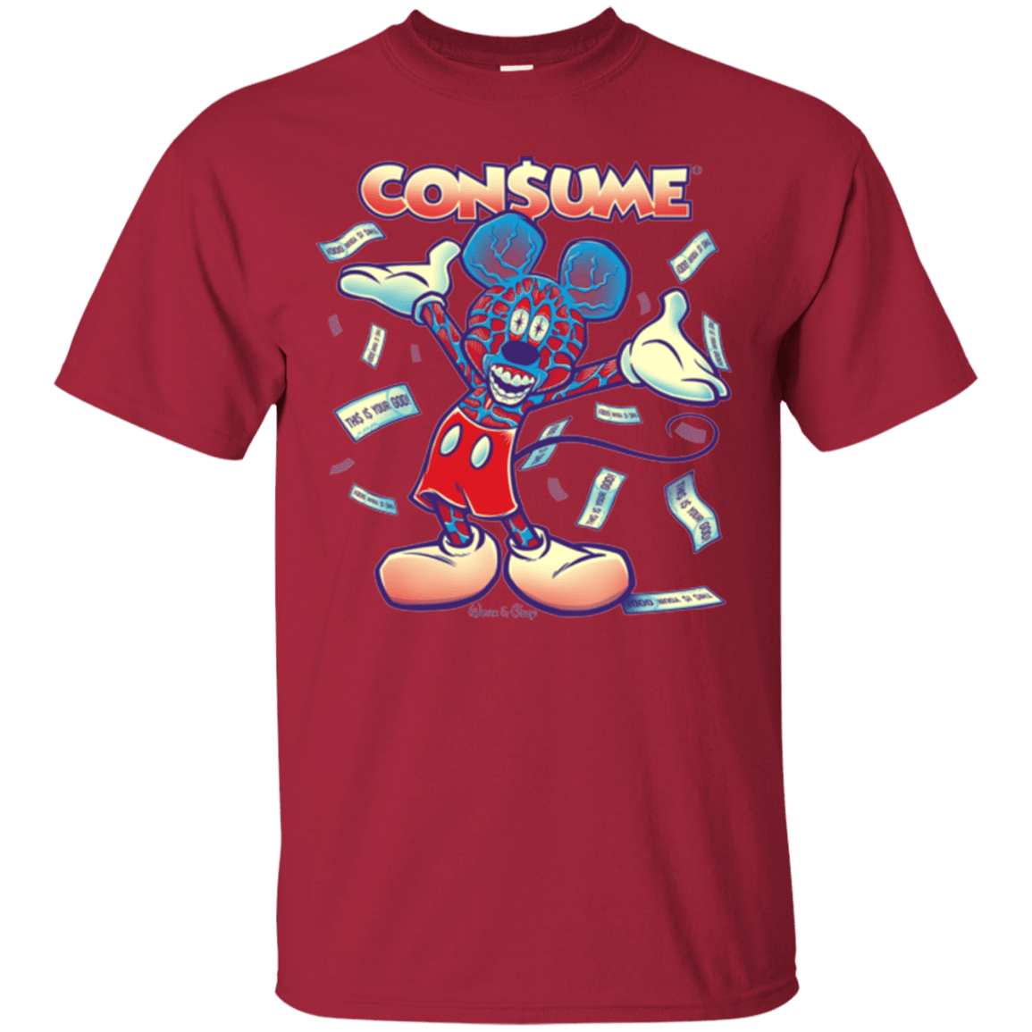 T-Shirts Cardinal / Small CONSUME 1 T-Shirt