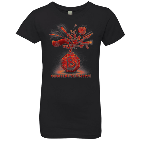 T-Shirts Black / YXS Context Sensitive Girls Premium T-Shirt