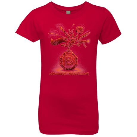 T-Shirts Red / YXS Context Sensitive Girls Premium T-Shirt