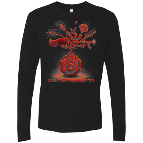 T-Shirts Black / Small Context Sensitive Men's Premium Long Sleeve