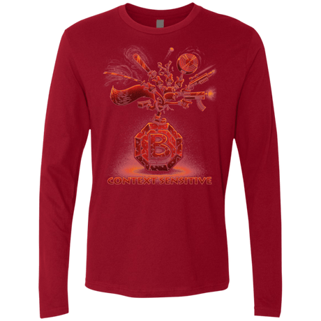 T-Shirts Cardinal / Small Context Sensitive Men's Premium Long Sleeve