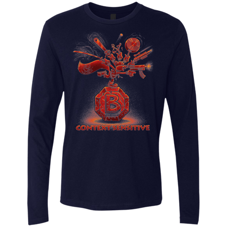 T-Shirts Midnight Navy / Small Context Sensitive Men's Premium Long Sleeve