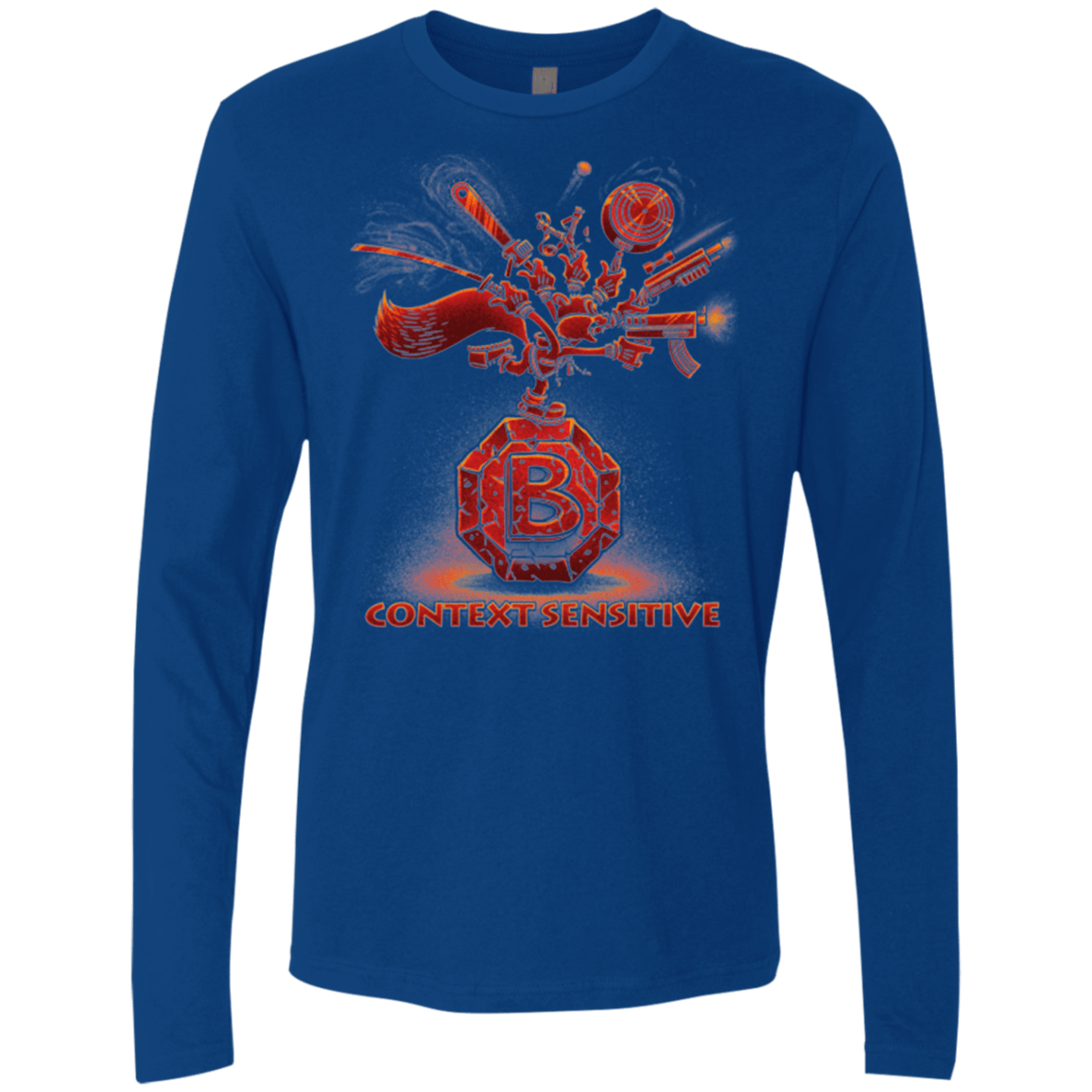 T-Shirts Royal / Small Context Sensitive Men's Premium Long Sleeve