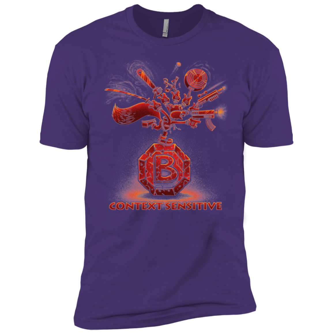 T-Shirts Purple / X-Small Context Sensitive Men's Premium T-Shirt
