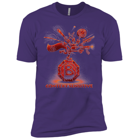 T-Shirts Purple / X-Small Context Sensitive Men's Premium T-Shirt