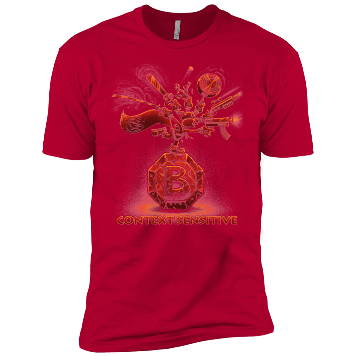 T-Shirts Red / X-Small Context Sensitive Men's Premium T-Shirt