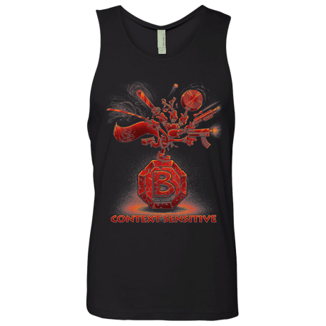 T-Shirts Black / Small Context Sensitive Men's Premium Tank Top