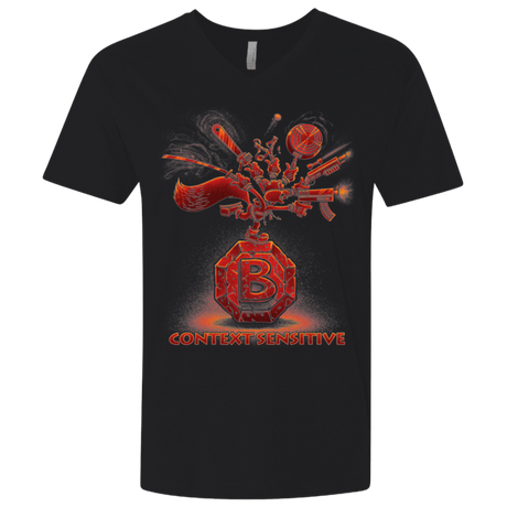 T-Shirts Black / X-Small Context Sensitive Men's Premium V-Neck