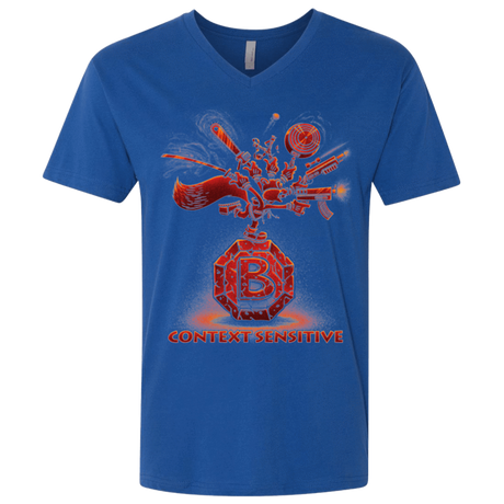 T-Shirts Royal / X-Small Context Sensitive Men's Premium V-Neck