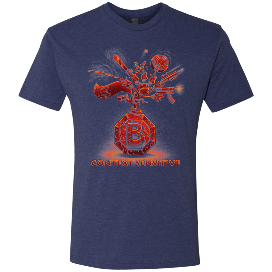 T-Shirts Vintage Navy / Small Context Sensitive Men's Triblend T-Shirt