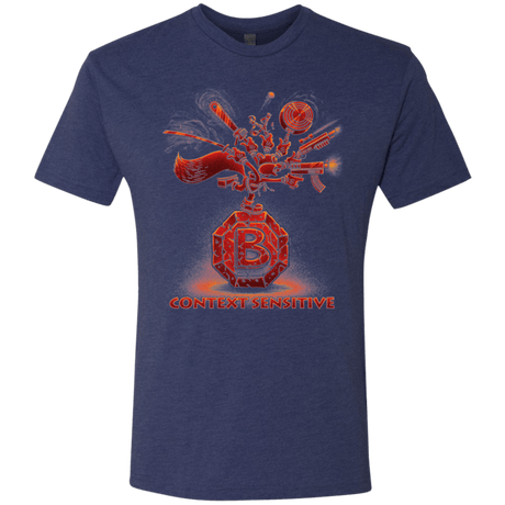 T-Shirts Vintage Navy / Small Context Sensitive Men's Triblend T-Shirt