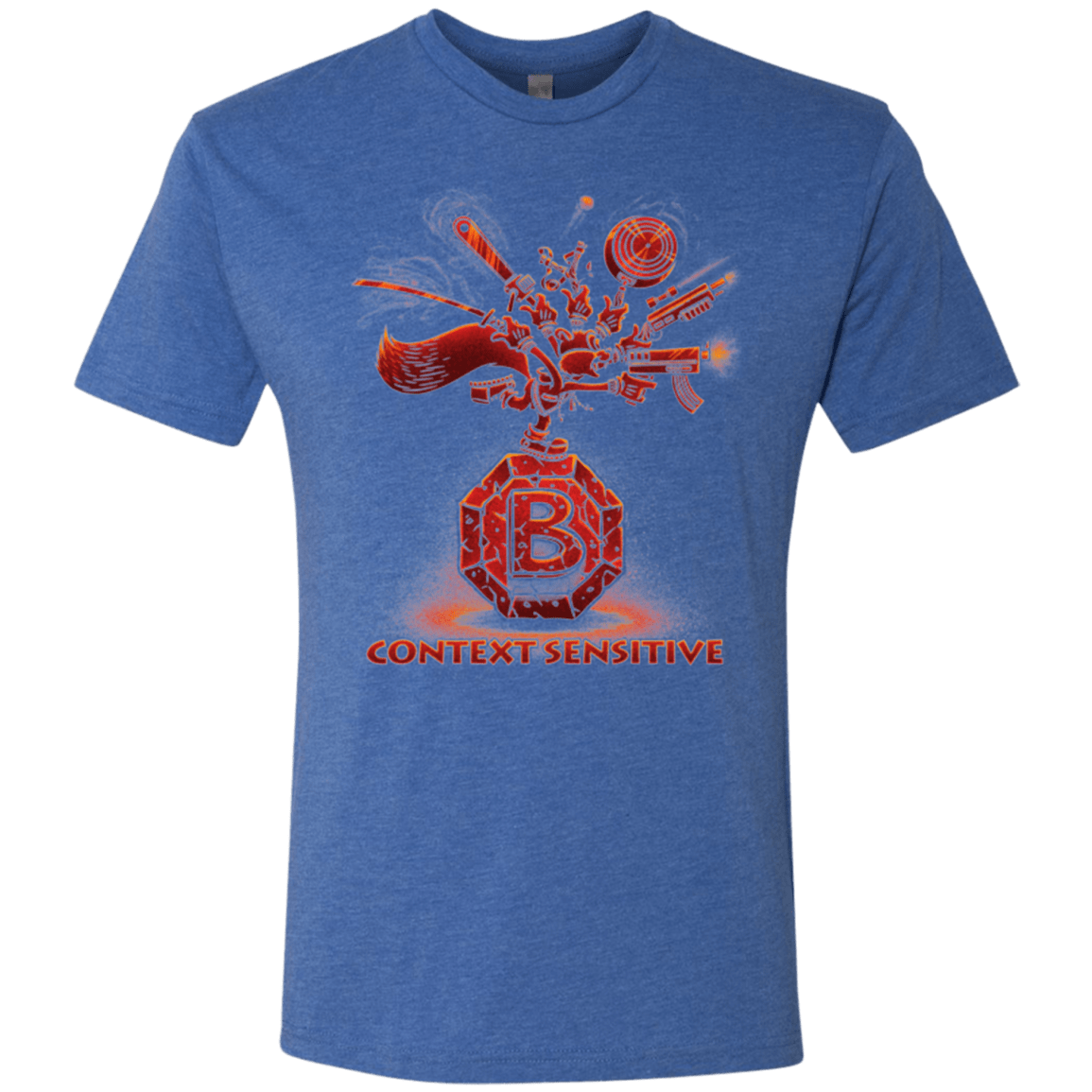 T-Shirts Vintage Royal / Small Context Sensitive Men's Triblend T-Shirt
