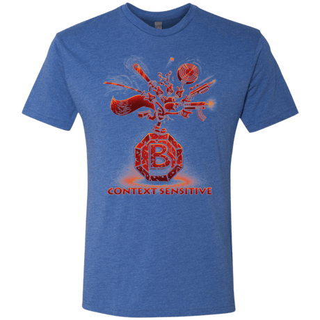 T-Shirts Vintage Royal / Small Context Sensitive Men's Triblend T-Shirt