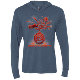 T-Shirts Indigo / X-Small Context Sensitive Triblend Long Sleeve Hoodie Tee