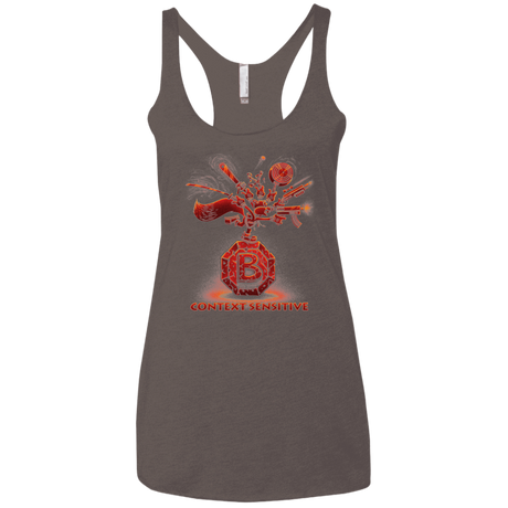 T-Shirts Macchiato / X-Small Context Sensitive Women's Triblend Racerback Tank