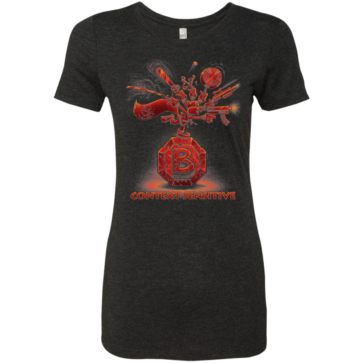 T-Shirts Vintage Black / Small Context Sensitive Women's Triblend T-Shirt
