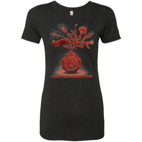 T-Shirts Vintage Black / Small Context Sensitive Women's Triblend T-Shirt