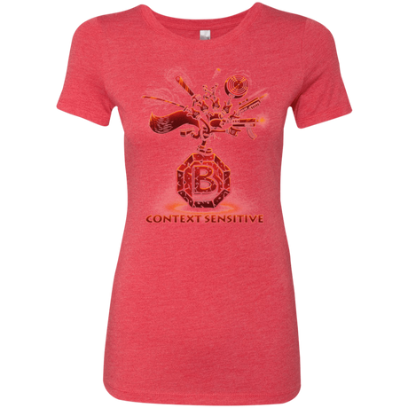 T-Shirts Vintage Red / Small Context Sensitive Women's Triblend T-Shirt