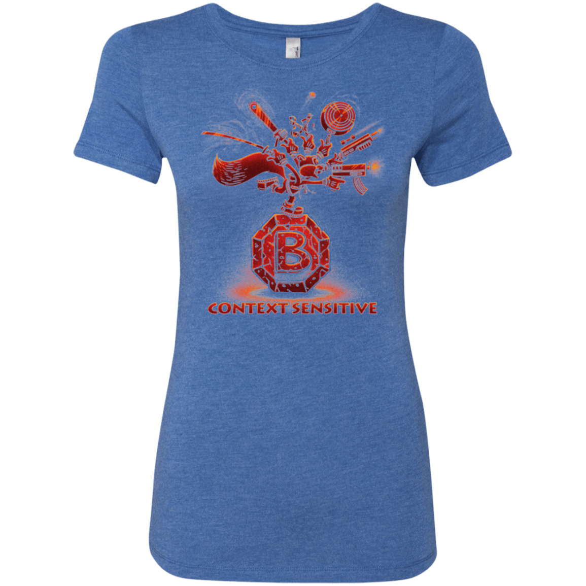 T-Shirts Vintage Royal / Small Context Sensitive Women's Triblend T-Shirt