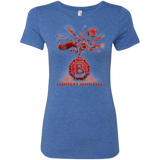 T-Shirts Vintage Royal / Small Context Sensitive Women's Triblend T-Shirt
