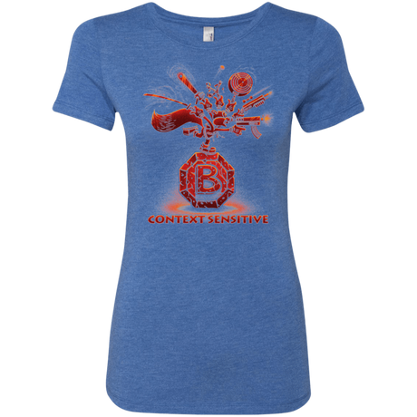 T-Shirts Vintage Royal / Small Context Sensitive Women's Triblend T-Shirt