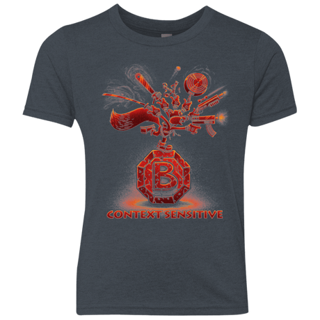 T-Shirts Vintage Navy / YXS Context Sensitive Youth Triblend T-Shirt