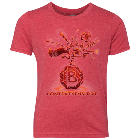 T-Shirts Vintage Red / YXS Context Sensitive Youth Triblend T-Shirt