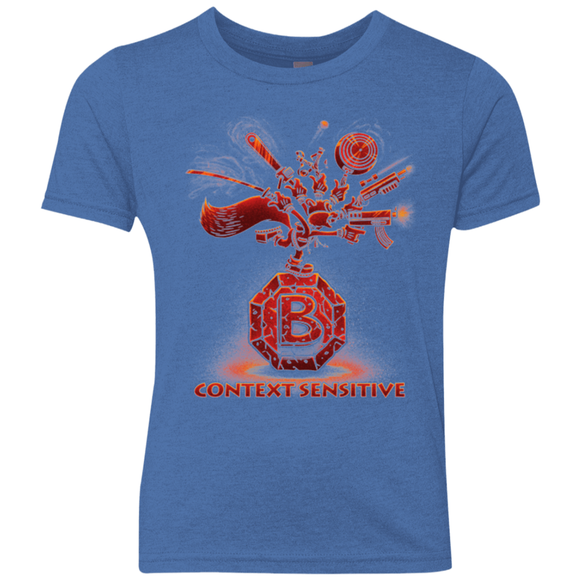 T-Shirts Vintage Royal / YXS Context Sensitive Youth Triblend T-Shirt