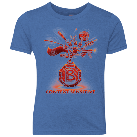 T-Shirts Vintage Royal / YXS Context Sensitive Youth Triblend T-Shirt