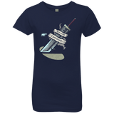 T-Shirts Midnight Navy / YXS Continue Girls Premium T-Shirt