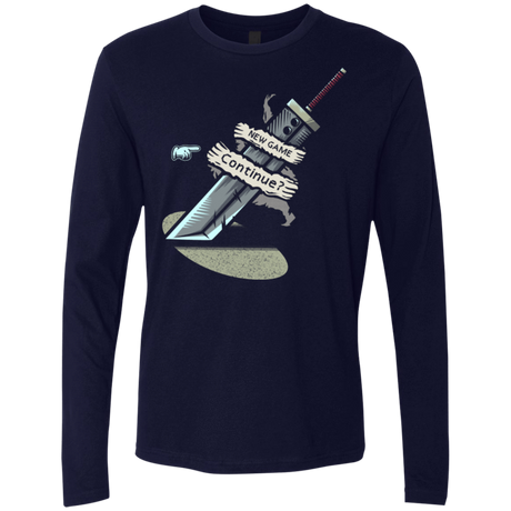 T-Shirts Midnight Navy / Small Continue Men's Premium Long Sleeve