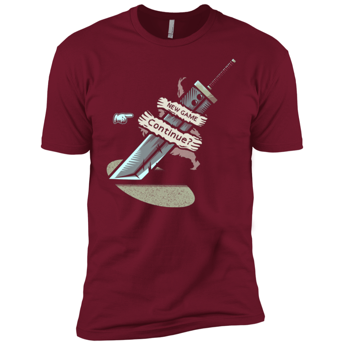 T-Shirts Cardinal / X-Small Continue Men's Premium T-Shirt