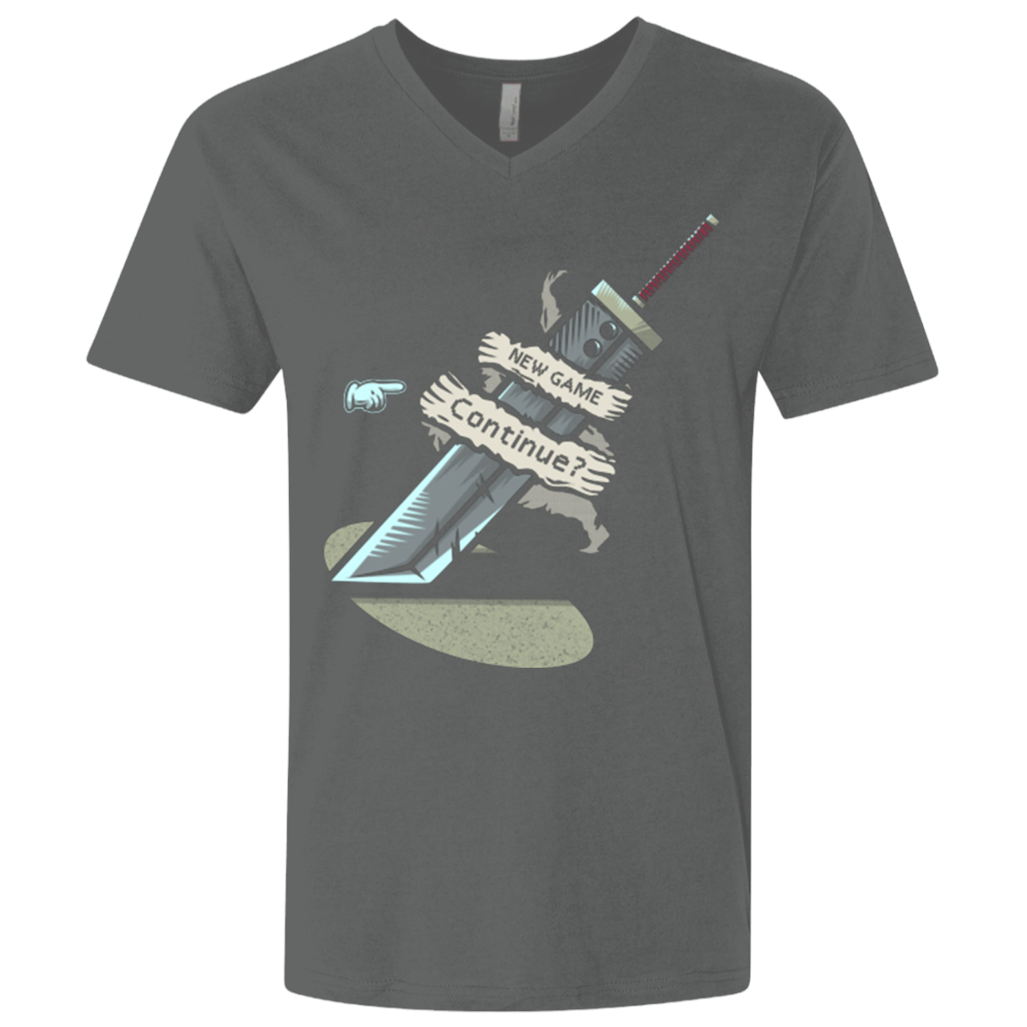 T-Shirts Heavy Metal / X-Small Continue Men's Premium V-Neck