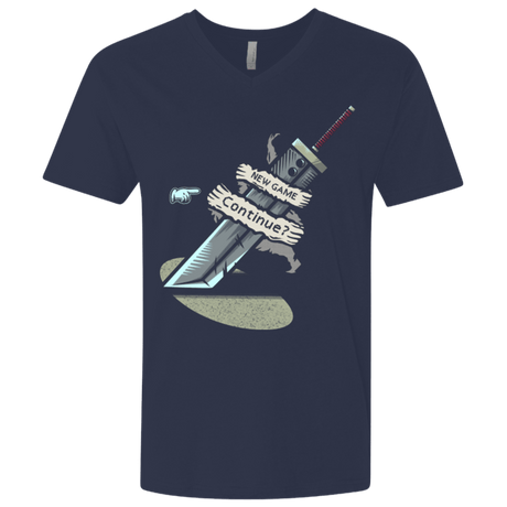 T-Shirts Midnight Navy / X-Small Continue Men's Premium V-Neck