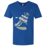 T-Shirts Royal / X-Small Continue Men's Premium V-Neck