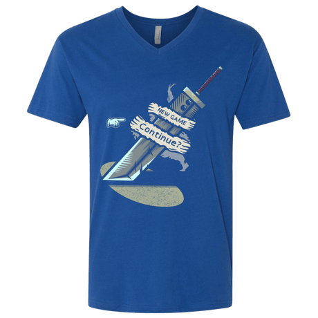 T-Shirts Royal / X-Small Continue Men's Premium V-Neck