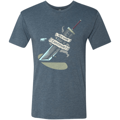 T-Shirts Indigo / Small Continue Men's Triblend T-Shirt