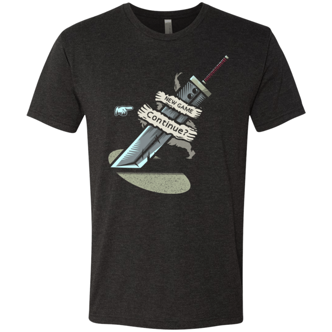 T-Shirts Vintage Black / Small Continue Men's Triblend T-Shirt