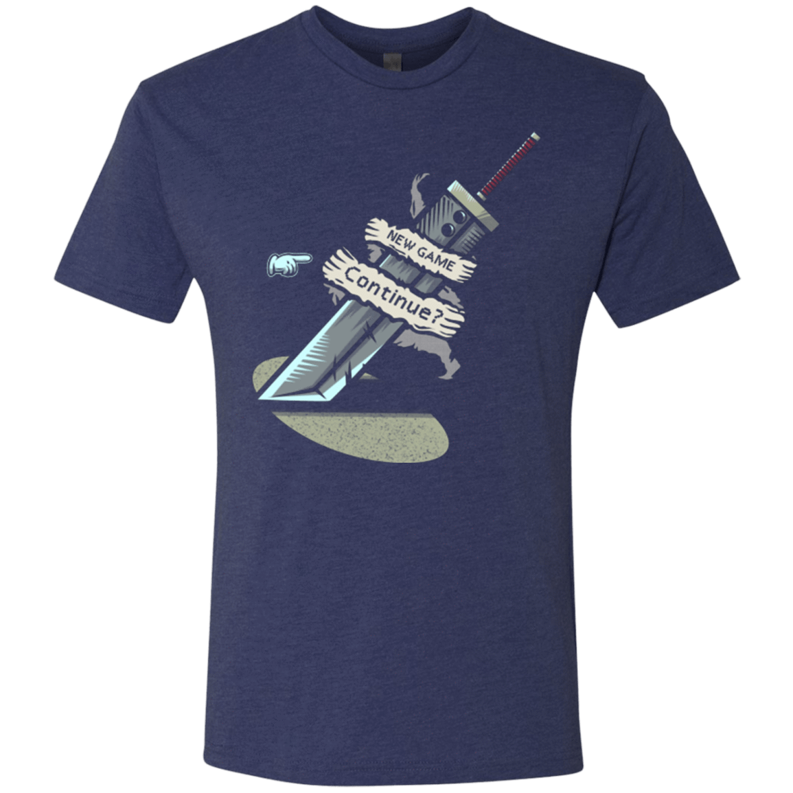 T-Shirts Vintage Navy / Small Continue Men's Triblend T-Shirt