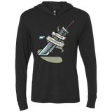 T-Shirts Vintage Black / X-Small Continue Triblend Long Sleeve Hoodie Tee