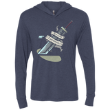 T-Shirts Vintage Navy / X-Small Continue Triblend Long Sleeve Hoodie Tee