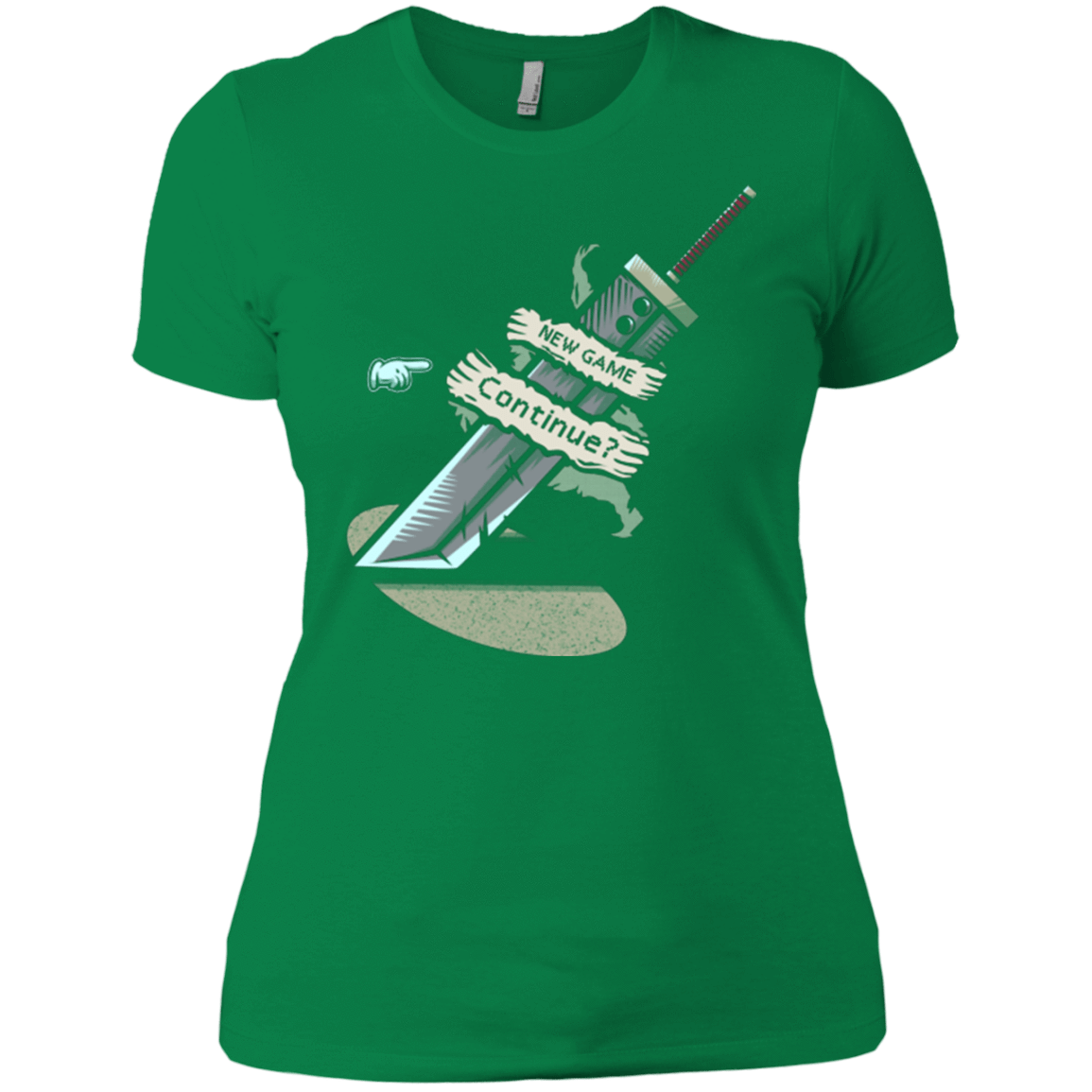 T-Shirts Kelly Green / X-Small Continue Women's Premium T-Shirt