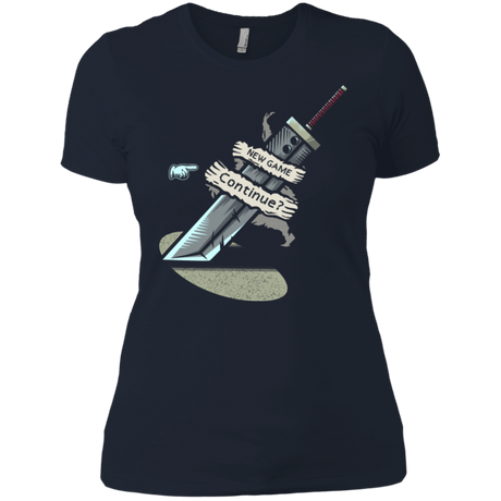 T-Shirts Midnight Navy / X-Small Continue Women's Premium T-Shirt