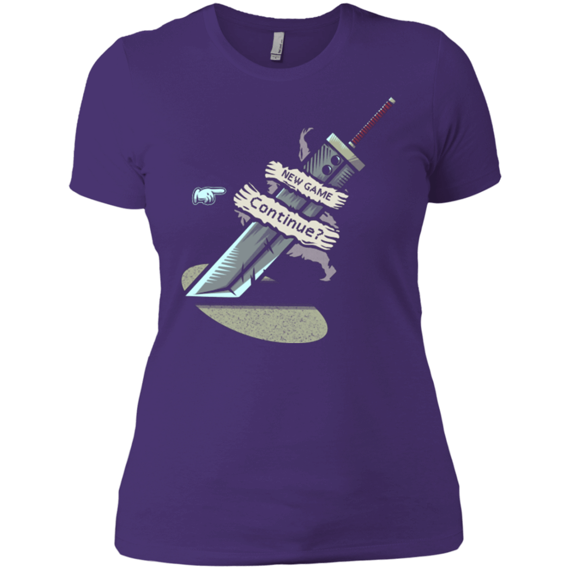 T-Shirts Purple / X-Small Continue Women's Premium T-Shirt