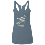 T-Shirts Indigo / X-Small Continue Women's Triblend Racerback Tank