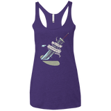 T-Shirts Purple / X-Small Continue Women's Triblend Racerback Tank