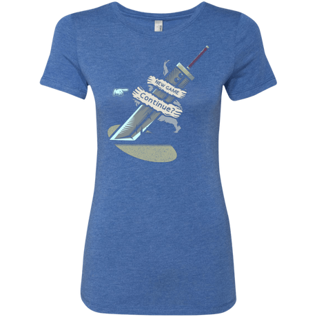 T-Shirts Vintage Royal / Small Continue Women's Triblend T-Shirt